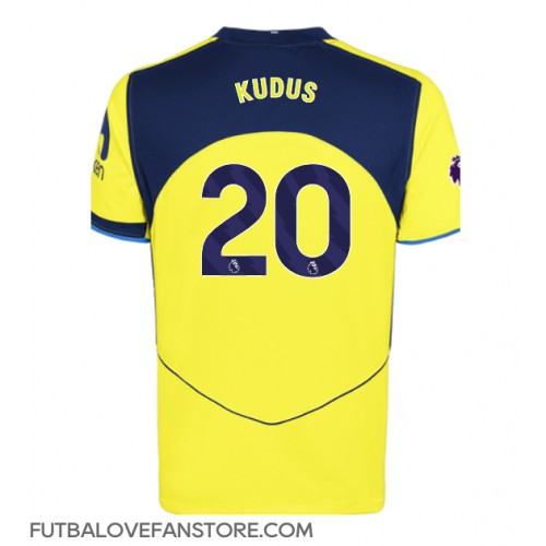 Tottenham Hotspur Mohammed Kudus #20 Tretí futbalový dres 2025-26 Krátky Rukáv Tottenham Hotspur Mohammed Kudus #20 Tretí futbalový dres 2025-26 Krátky Rukáv